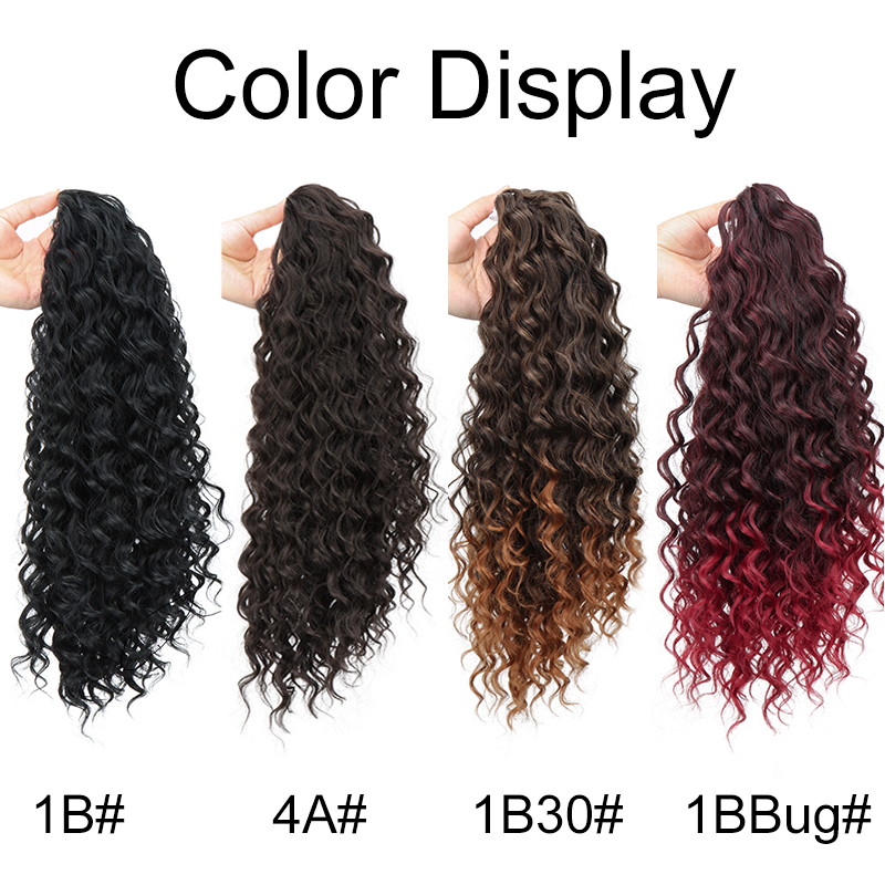 Синтетический 18-дюймовый длин – обзор и цена Drawstring Afro Curly Puff Ponytail