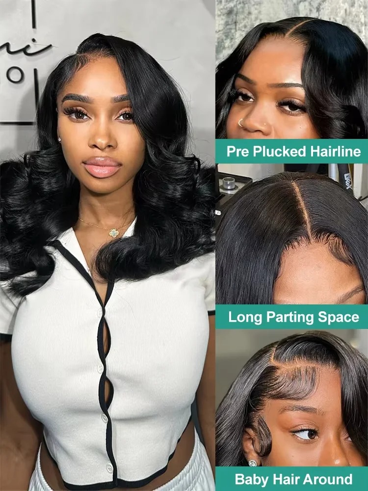 Парик-боб с волнистыми волосам – обзор и цена Glueless Wear And Go Human Hair Wig