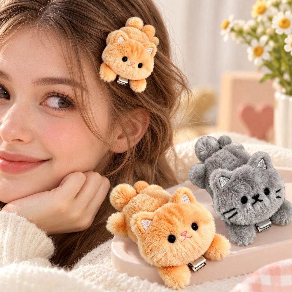Милые пушистые плюшевые заколк – обзор и цена Hair Bundles
