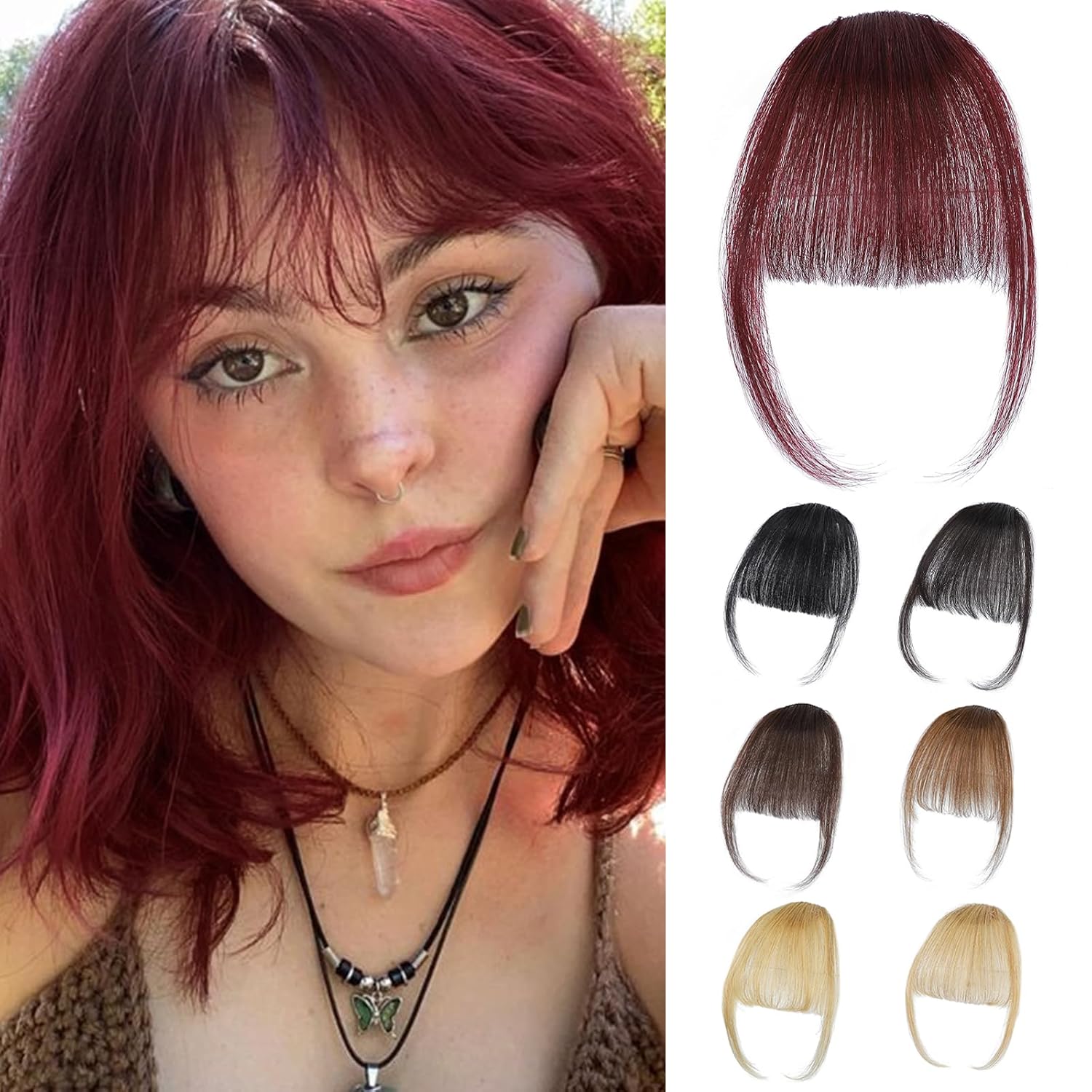 Заколка-клипса для волос, 100% – обзор и цена Seamless Clip In Hair Extensions Human Hair